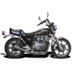 Delkevic Exhaust System 4-1 Classic Megaphone | Silver | Kawasaki Z750