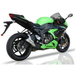 IXIL Uitlaat Dual Hyperlow L2X | Zilver | Kawasaki ZX-6R Ninja