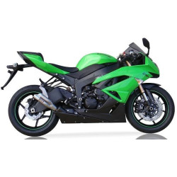 IXIL Uitlaat Dual Hyperlow L2X | Zilver | Kawasaki ZX-6R Ninja