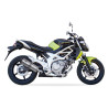 IXIL Uitlaat Hexoval Xtrem EVO SOVE | Zilver | Suzuki SFV650 Gladius