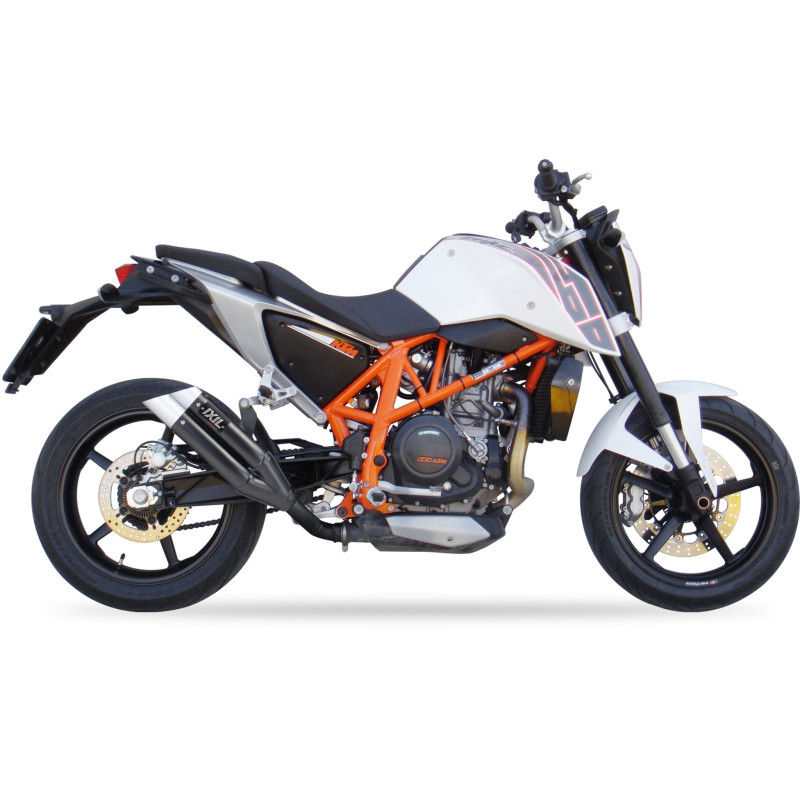 IXIL Uitlaat Dual Hyperlow XL L3XB | Zwart | KTM 690 Duke