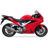 IXIL Uitlaat Hexoval Xtrem EVO SOVE | Zilver | Honda VFR800F & VFR800X Crossrunner