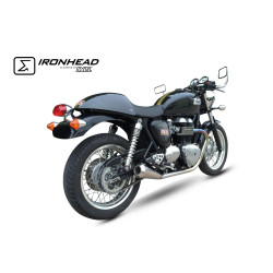 IXIL Uitlaat links Ironhead Conical OVC11SS | Zilver