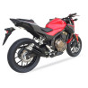 IXIL Uitlaat Dual Hyperlow XL L3XB | Zwart | Honda CB500F/CB500X/CBR500R