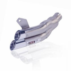 IXIL Uitlaat Dual Hyperlow L2X | Zilver | Suzuki GSX-R600/GSX-R750