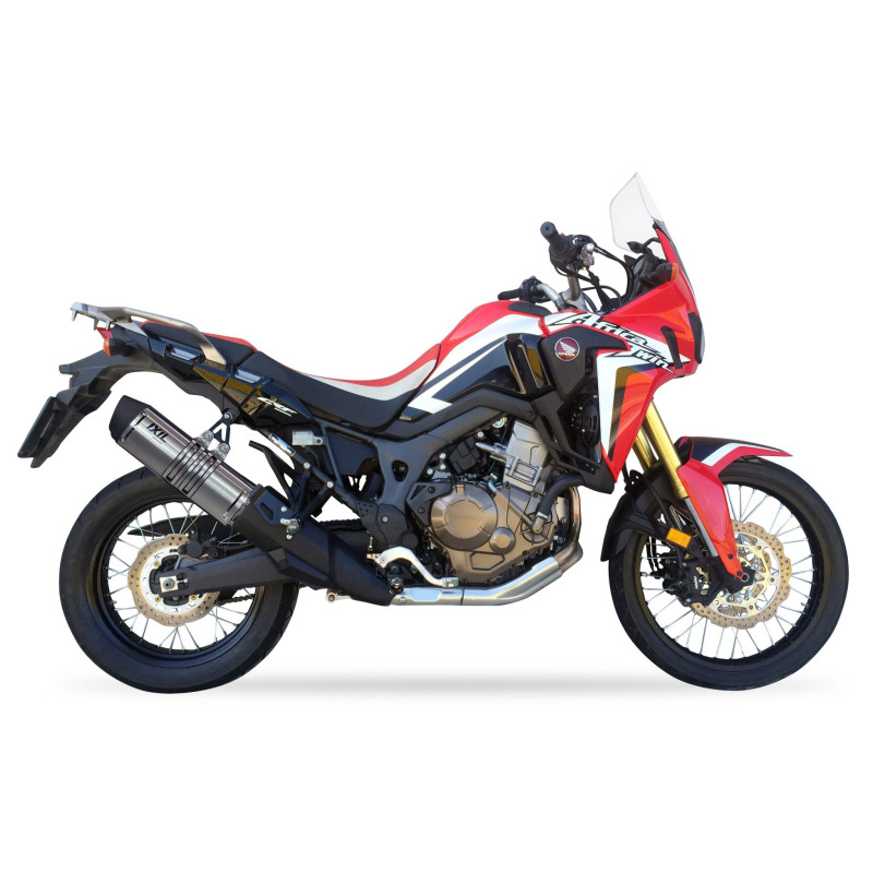 IXIL Uitlaat Hexoval Xtrem EVO SOVE | Zilver | Honda CRF1000L Africa Twin