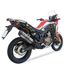 IXIL Uitlaat Hexoval Xtrem EVO SOVE | Zilver | Honda CRF1000L Africa Twin