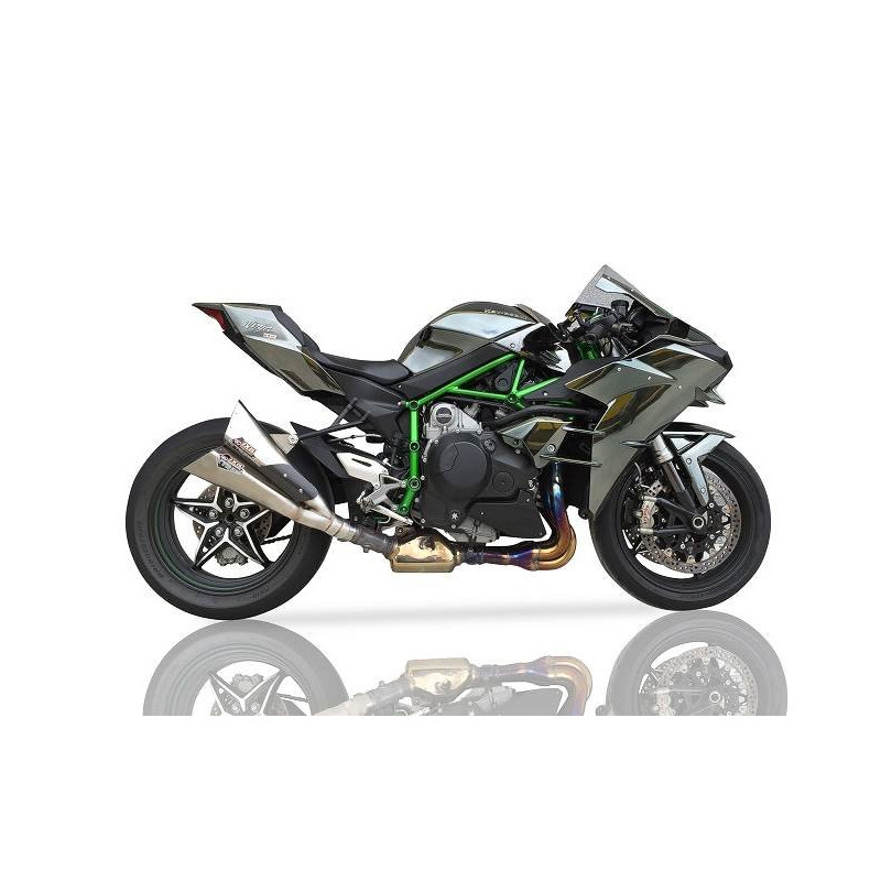 IXIL Uitlaat Double Slashed Cone Xtrem X55SP | Zilver | Kawasaki Ninja 1000 H2