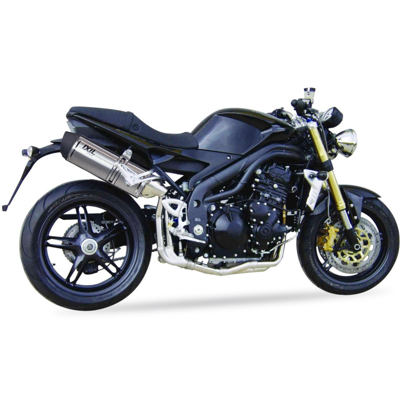 IXIL Uitlaat links Hexoval Xtrem EVO SOVE | Zilver | Triumph Speed Triple 1050