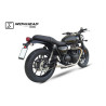 IXIL Uitlaat rechts Ironhead Conical OVC11SS | Zilver | Triumph Street Cup/Street Twin 900