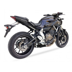 IXIL Uitlaatsysteem Dual Hyperlow L3XB | Zwart | Yamaha MT-07/XSR700 & Tracer 700