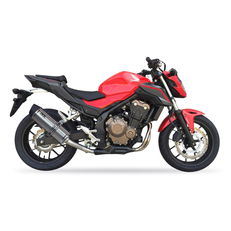 IXIL Uitlaat Hexoval Xtrem EVO SOVE | Zilver | Honda CB500F/CB500X/CBR500R