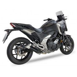 IXIL Uitlaat Dual Hyperlow XL L3XB | Zwart | Honda NC700D/NC750D Integra & NC700S/NC700X/NC750S/NC750X