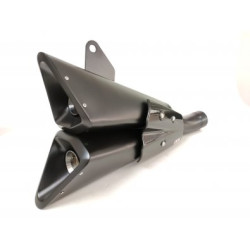 IXIL Uitlaat Double Slashed Cone Xtrem X55SPB | Zwart | Ducati 821/1200 Monster