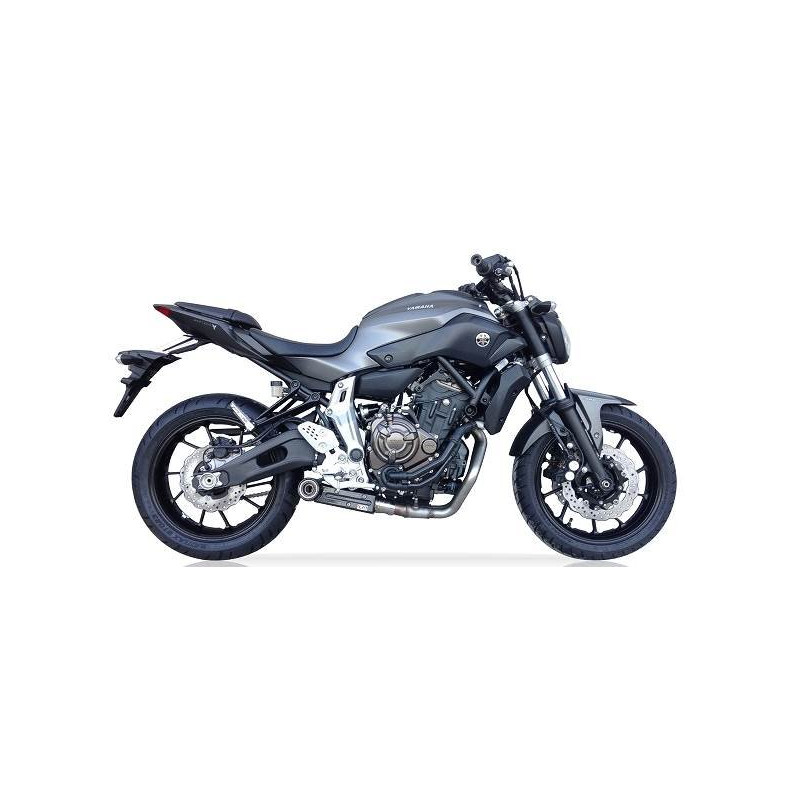 IXIL Uitlaatsysteem Super Xtrem SX1 | Zilver | Yamaha MT-07/XSR700 & Tracer 700