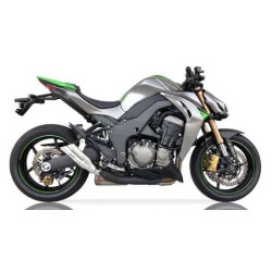 IXIL Uitlaat rechts Dual Hyperlow L2X | Zilver | Kawasaki Z1000(+SX)