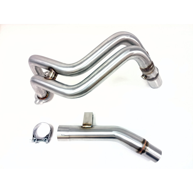 IXRace Uitlaatbochten Dekat | Zilver | Yamaha Tenere 700