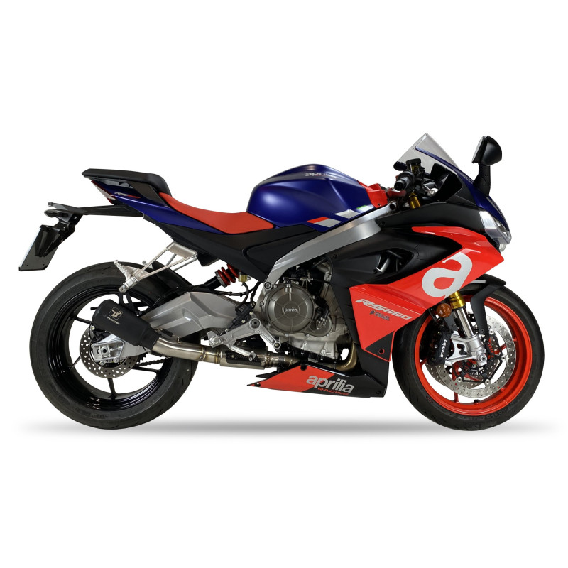 IXRace Uitlaat MK2 Series | Zwart | Aprilia RS/Tuono 660