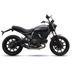 IXRace Uitlaat MK2 Series | Zwart | Ducati 400 Scrambler