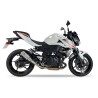 IXRace Uitlaat MK2 Series | Zilver | Kawasaki Ninja 400/500 & Ninja 7 450 Hybrid & Z400/Z500 & Z7 450 Hybrid