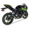 IXRace Uitlaat MK2 Series | Zwart | Kawasaki Ninja 400/500 & Ninja 7 450 Hybrid & Z400/Z500 & Z7 450 Hybrid