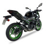 IXRace Uitlaat MK2 Series | Zwart | Kawasaki Ninja 400/500 & Ninja 7 450 Hybrid & Z400/Z500 & Z7 450 Hybrid