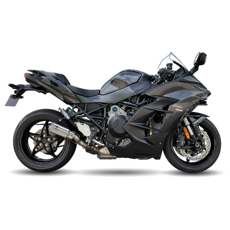 IXRace Uitlaat MK2 Series | Zilver | Kawasaki Ninja 1000 H2
