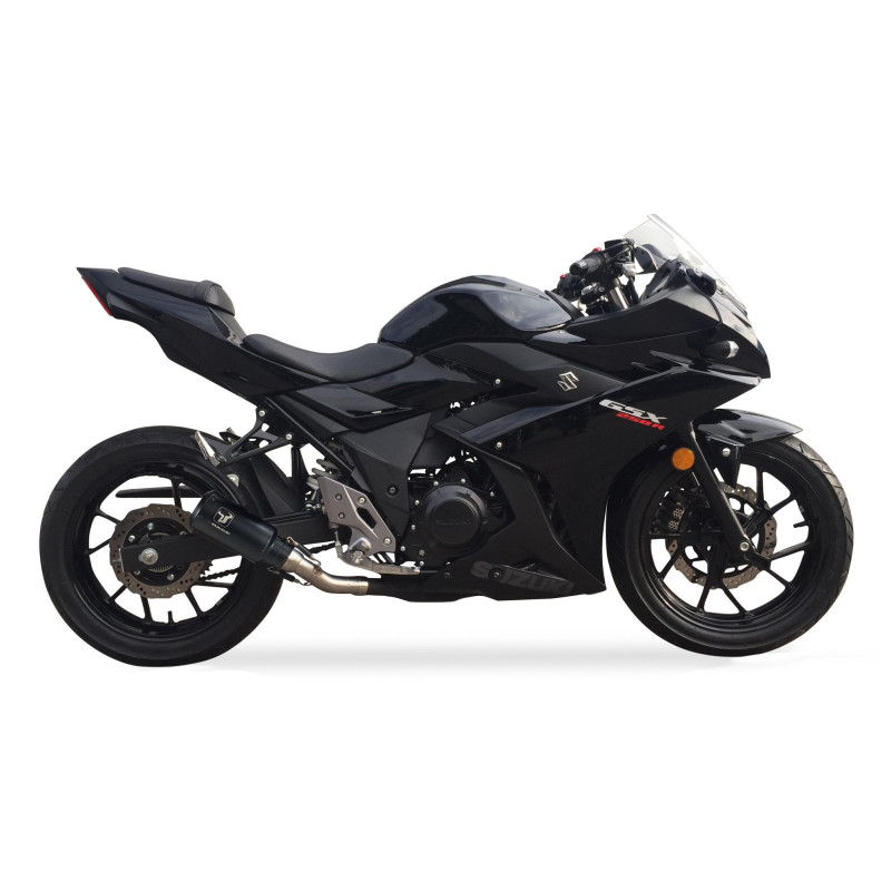 IXRace Uitlaat MK2 Series | Zwart | Suzuki DL250/GSX-R250