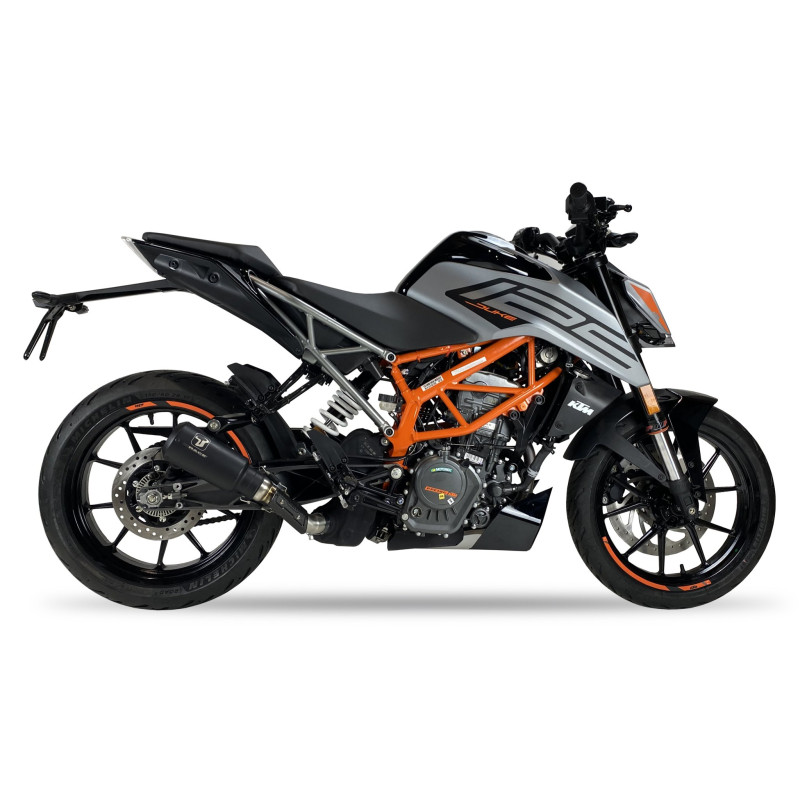 IXRace Uitlaat MK2 Series | Zwart | KTM 125/390 Duke & RC