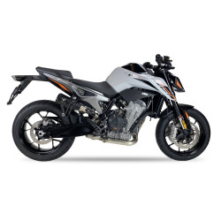 IXRace Uitlaat MK2 Series | Zwart | Husqvarna 801 Vitpilen & KTM 790/890 Duke & 890 Duke R
