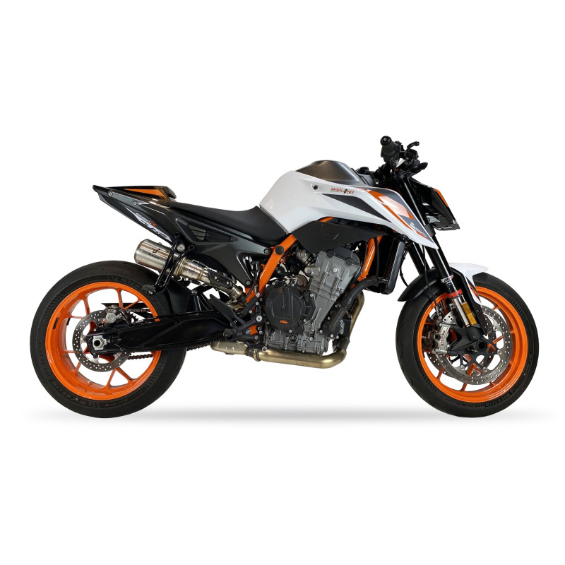 IXRace Uitlaat MK2 Series | Zilver | KTM 790/890 Duke & 890 Duke R