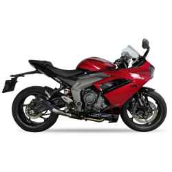 IXRace Uitlaatsysteem MK2 Series | Zwart | Triumph Daytona 660