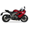 IXRace Uitlaatsysteem MK2 Series | Zwart | Triumph Daytona 660