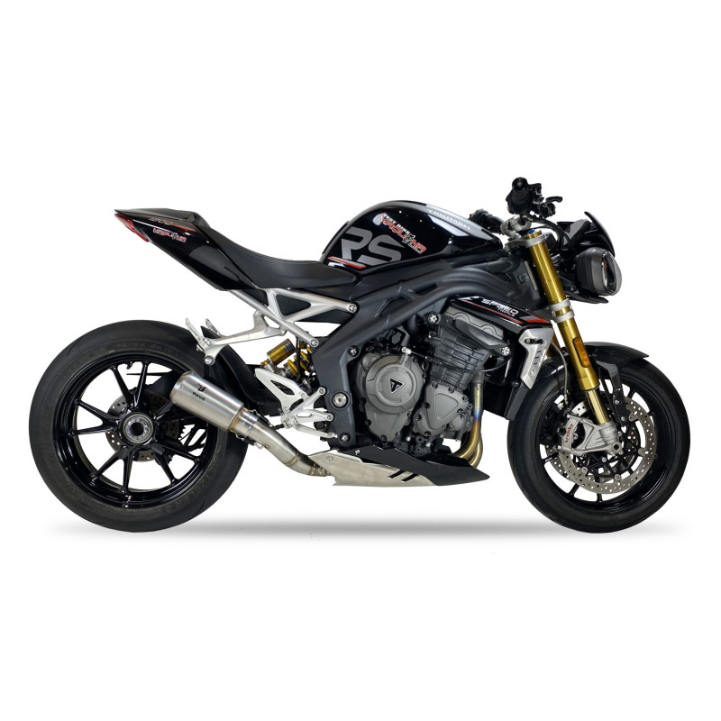 IXRace Uitlaat MK2 Series | Zilver | Triumph Speed Triple 1200 RR/RS