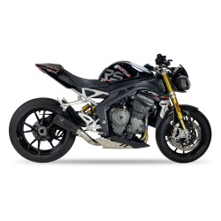IXRace Uitlaat MK2 Series | Zwart | Triumph Speed Triple 1200 RR/RS