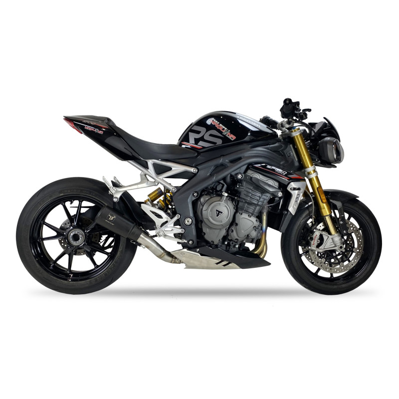 IXRace Uitlaat MK2 Series | Zwart | Triumph Speed Triple 1200 RR/RS
