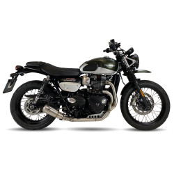 IXRace Uitlaatsysteem MK2 Series | Zilver | Triumph Scrambler 900
