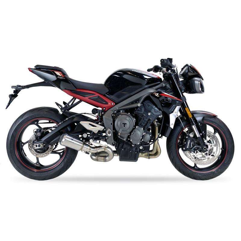 IXRace Uitlaat MK2 Series | Zilver | Triumph Street Triple 765