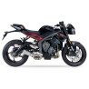 IXRace Uitlaat MK2 Series | Zilver | Triumph Street Triple 765