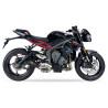 IXRace Uitlaat MK2 Series | Zwart | Triumph Street Triple 765