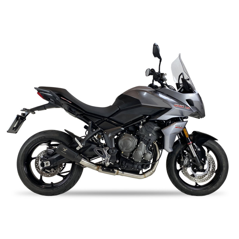 IXRace Uitlaatsysteem MK2 Series | Zwart | Triumph Tiger Sport 660