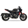 IXRace Uitlaatsysteem MK2 Series | Zwart | Triumph Trident 660