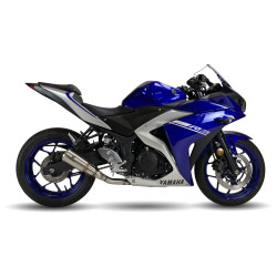 IXRace Uitlaatsysteem MK2 Series | Zilver | Yamaha YZF R3