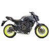 IXRace Uitlaatsysteem MK2 Series | Zwart | Yamaha MT-07