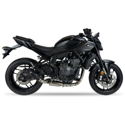 IXRace Uitlaatsysteem MK2 Series | Zwart | Yamaha MT-07