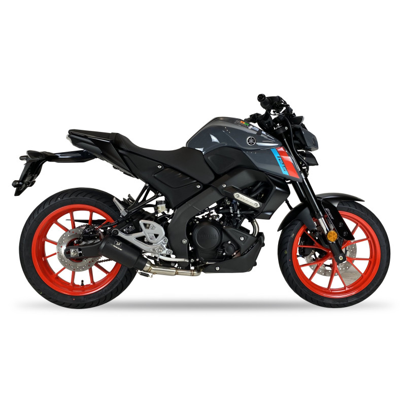 IXRace Uitlaatsysteem MK2 Series | Zwart | Yamaha MT125
