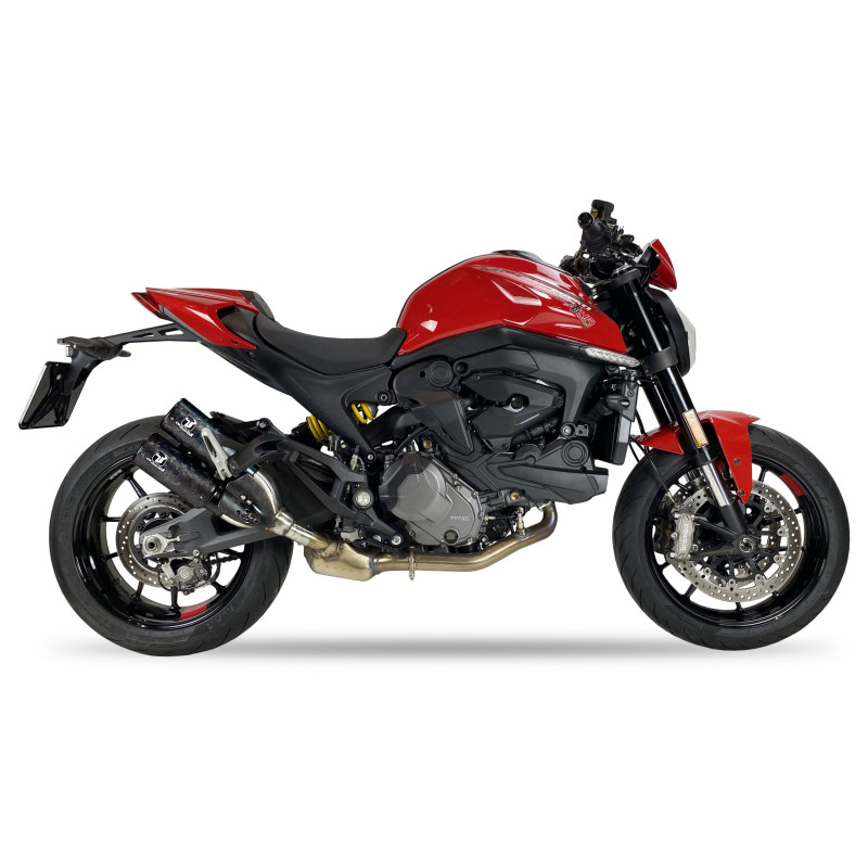 IXRace Uitlaat DCX Series | Zwart | Ducati 937 Monster