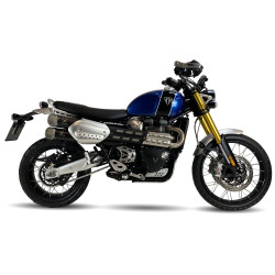 IXRace Uitlaat MK1 Series | Zwart | Triumph Scrambler 1200
