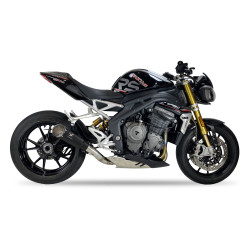 IXRace Uitlaat MK1 Series | Zwart | Triumph Speed Triple 1200 RR/RS