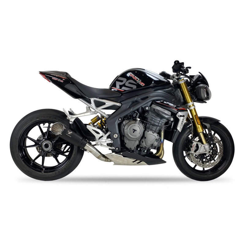 IXRace Uitlaat MK1 Series | Zwart | Triumph Speed Triple 1200 RR/RS